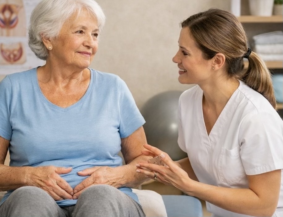 Incontinencia urinaria en adultos mayores. Fisioterapia de suelo pélvico.